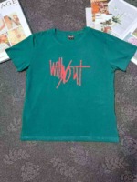 Approx 400 Pieces Women's Solid Cotton Slim Fit Short Sleeve T-Shirts, Brand New With Tags, Clearance Bulk Wholesale - Image 8