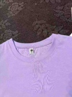 Approx 400 Pieces Women's Solid Cotton Slim Fit Short Sleeve T-Shirts, Brand New With Tags, Clearance Bulk Wholesale - Image 3