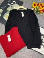 New Spring Original Loose Irregular Crew Neck Pullover Sweater, 376 Pcs Bulk Wholesale Stock Clearance - Image 9