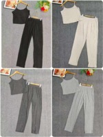 2561 Sets Cross-border Hot Selling Sexy Casual 2-Piece Women's Cami Long Sleeve Outfit Stock Lots - Image 6