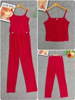 2561 Sets Cross-border Hot Selling Sexy Casual 2-Piece Women's Cami Long Sleeve Outfit Stock Lots - Image 4