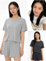 1555 Sets Hot Selling Short Sleeve T-Shirt & Shorts Matching Sets Size S-2XL Bulk Stock Clothing Wholesale - Image 6