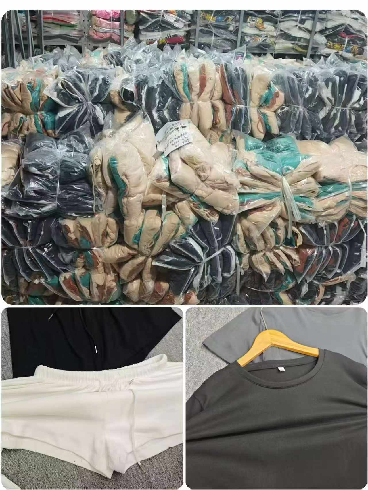 1555 Sets Hot Selling Short Sleeve T-Shirt & Shorts Matching Sets Size S-2XL Bulk Stock Clothing Wholesale - Image 2