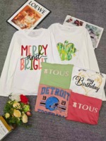 2500pcs Japanese Style Printed Loose Lazy Casual Long Sleeve Base T-Shirts Bulk Wholesale Stock - Image 3