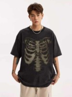 2000 Pcs Unisex Trendy 200g Cotton Short Sleeve T-Shirts Bulk Stock Clearance For Wholesale Export - Image 6