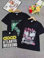 2000 Pcs Unisex Trendy 200g Cotton Short Sleeve T-Shirts Bulk Stock Clearance For Wholesale Export - Image 4