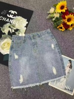 Summer New Arrival Brand Original Washed Cotton Vintage Denim Skirts | 570 Pieces Bulk Stock Wholesale - Image 1