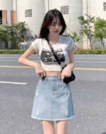 Summer New Arrival Brand Original Washed Cotton Vintage Denim Skirts | 570 Pieces Bulk Stock Wholesale - Image 5