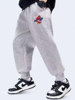 58 Pcs Soft Comfortable Pure Cotton Middle Kids Casual Sweatpants Sizes 110-160 Chinese Clearance Stock Wholesale - Image 5