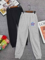 58 Pcs Soft Comfortable Pure Cotton Middle Kids Casual Sweatpants Sizes 110-160 Chinese Clearance Stock Wholesale - Image 4