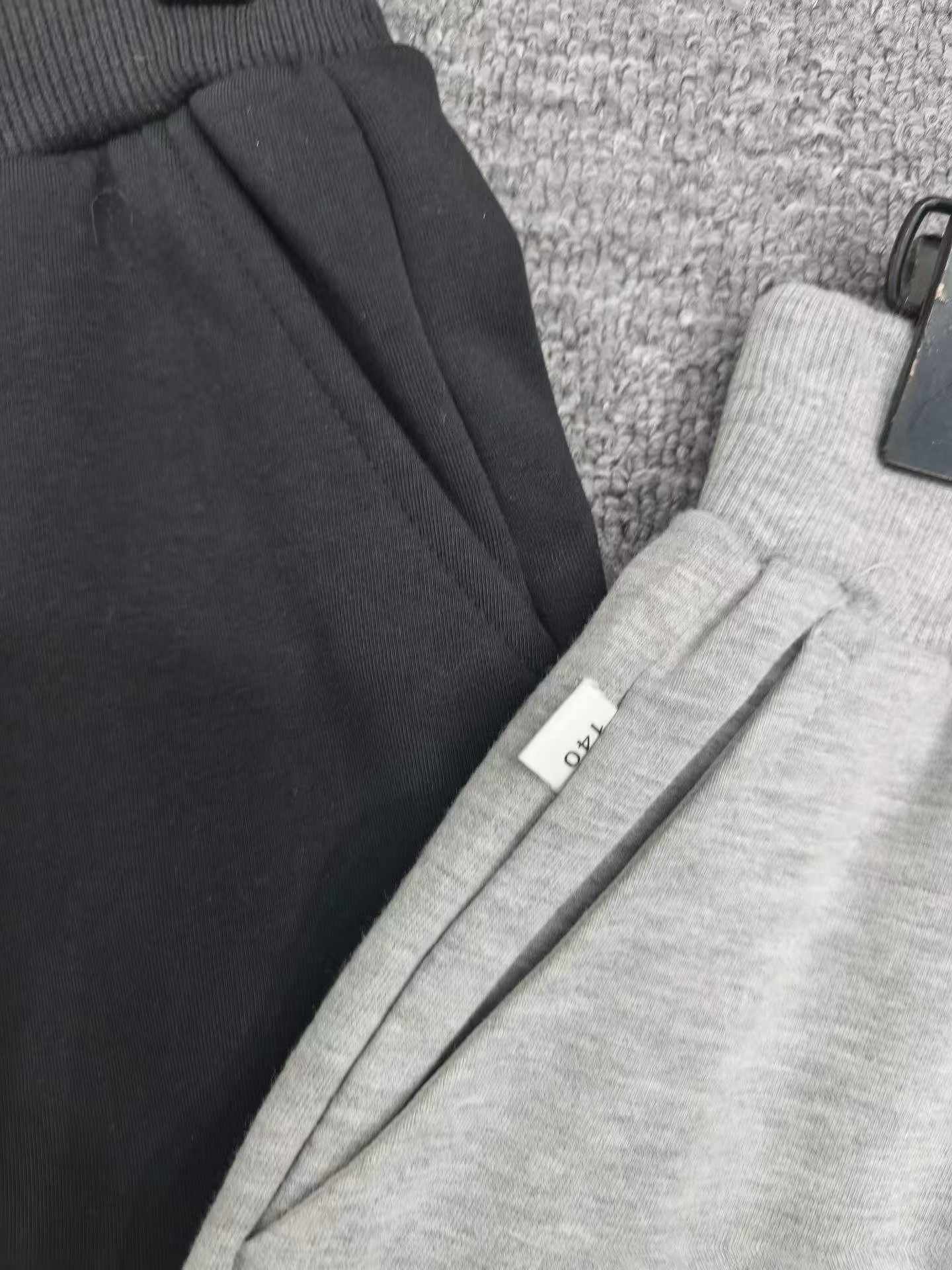 58 Pcs Soft Comfortable Pure Cotton Middle Kids Casual Sweatpants Sizes 110-160 Chinese Clearance Stock Wholesale - Image 2