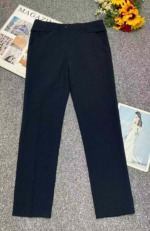 Spring New Arrival High Waist Navy Straight Business Casual Suit Pants Sizes 26-30, 1430 Pcs Bulk Wholesale Stock Lot - Image 1