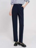 Spring New Arrival High Waist Navy Straight Business Casual Suit Pants Sizes 26-30, 1430 Pcs Bulk Wholesale Stock Lot - Image 6