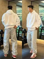 376 Pieces Clearance Oversized Loose Soft Pure Cotton Hoodies (Sizes M-2XL) For Wholesale Export - Image 1