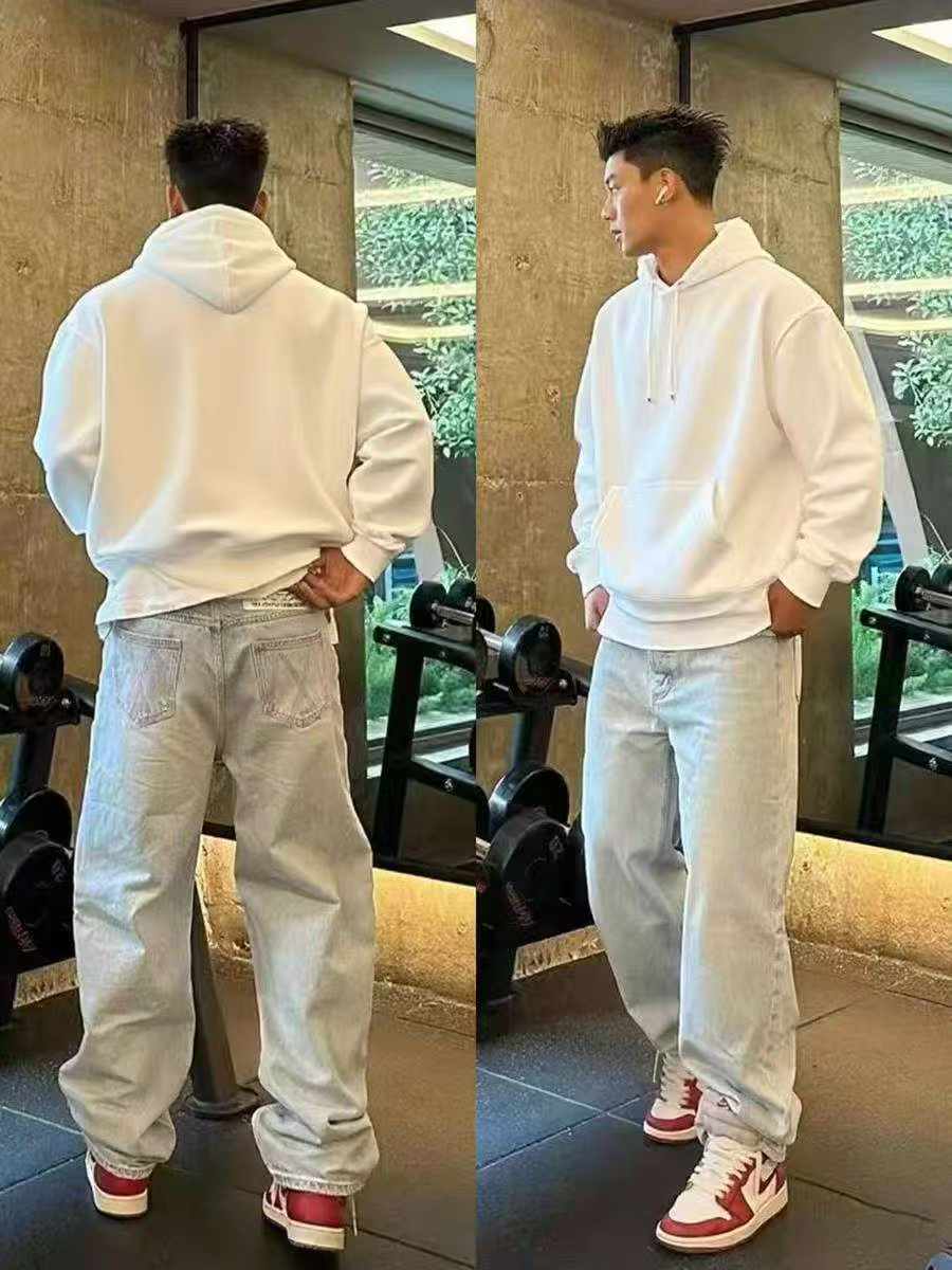 376 Pieces Clearance Oversized Loose Soft Pure Cotton Hoodies (Sizes M-2XL) For Wholesale Export - Image 1