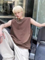 1337 Pcs Bulk Stock American Style Men's Plain Loose Sleeveless Gym Workout Tank Tops Sizes S-5XL - Image 8