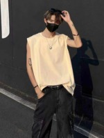 1337 Pcs Bulk Stock American Style Men's Plain Loose Sleeveless Gym Workout Tank Tops Sizes S-5XL - Image 6