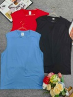 1337 Pcs Bulk Stock American Style Men's Plain Loose Sleeveless Gym Workout Tank Tops Sizes S-5XL - Image 3