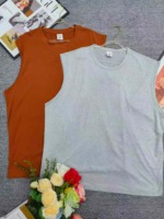 1337 Pcs Bulk Stock American Style Men's Plain Loose Sleeveless Gym Workout Tank Tops Sizes S-5XL - Image 2