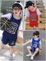 Wholesale 10000 Sets Stock Lot Trendy Casual Kids Breathable Basketball Sports Jersey Sets Size 80-130 - Image 6