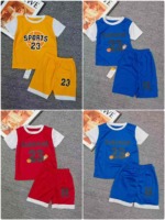 Wholesale 10000 Sets Stock Lot Trendy Casual Kids Breathable Basketball Sports Jersey Sets Size 80-130 - Image 5