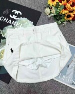 85 Pcs Summer Vintage Designed White Denim Mini Skirts Wholesale Stock Lot - Image 4