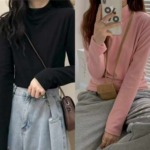 Autumn Winter Basic Slim Fit Long Sleeve Thermal Inner Tops, Around 1200 Pcs Bulk Stock Wholesale - Image 6