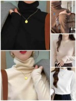 Autumn Winter Basic Slim Fit Long Sleeve Thermal Inner Tops, Around 1200 Pcs Bulk Stock Wholesale - Image 5