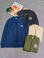 4500 Pieces Clearance Men's Trendy Ab-Printed Bomber Baseball Jackets Sizes S-5XL - Image 4