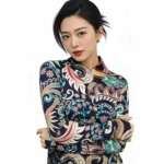 160 Pcs Elegant Mature Style Women V-Neck Printed Long Sleeve Base Tops, Size S-2XL Stock Lot - Image 1