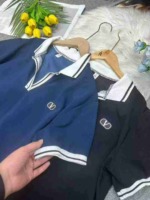 Women's Polo Knee-Length Loose Casual T-Shirt Dress, Sizes S-4XL, 437 Pieces Bulk Stock - Image 4