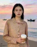 3600 Pcs Early Spring Fashion Versatile Turn-down Collar Floral Long Sleeve Women's Blouse T-Shirt Bulk Stock - Image 8