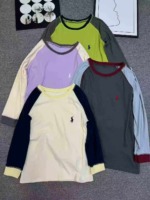 555 Pieces Big Kids Pony Pattern Contrast Raglan Sleeve Warm Soft Long Sleeve Fleece Sweatshirts Stock Wholesale - Image 6