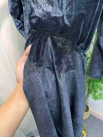 1900 Pieces Winter Girls Black High-end Velvet Fleece Lined Kids Birthday Piano Host Party Dress Stock Lot - Image 5