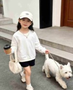 2174 Pieces Solid Plain Pure Cotton Kids Sweatshirts New Factory Whole Clearance Stock - Image 3