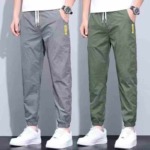 4339 Pcs Men's Ultra-thin Loose Casual Cuffed Jogger Pants Bulk Stock Lot Wholesale - Image 1