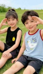 About 2000 Sets Unisex Boy Girl Kids Tank Top Sets, Size 80-110, Individual Packing, Bulk Clearance Stock - Image 3