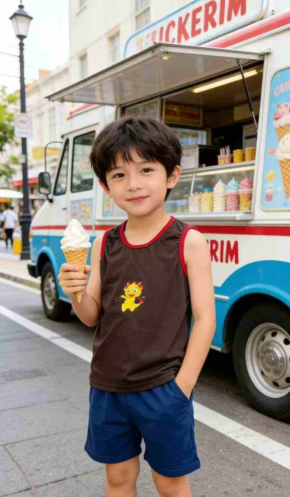 About 2000 Sets Unisex Boy Girl Kids Tank Top Sets, Size 80-110, Individual Packing, Bulk Clearance Stock - Image 2