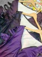 220 Pieces Half Zip V-neck Off-shoulder Imitation Cotton T-shirts, 3 Colors, Sizes S-4XL, Individual Packing - Image 7