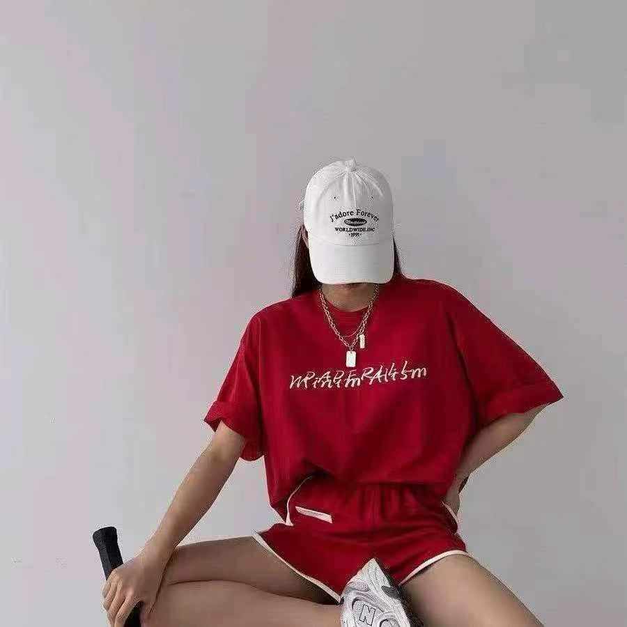 American Trendy Loose Short Sleeve Casual Co-ord Sets, About 200 Sets Total, Bulk Stock Wholesale Clearance - Image 1