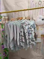 3600 Pcs Branded Kids Long Sleeve Base Shirts, Full Size Sets, Individually Packed With Hang Tags - Image 3