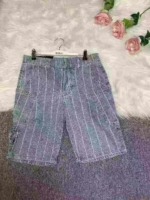 300 Pcs Men's Elastic Striped Summer Thin Casual Trendy Versatile Five-point Denim Shorts Stock Wholesale - Image 6