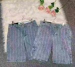 300 Pcs Men's Elastic Striped Summer Thin Casual Trendy Versatile Five-point Denim Shorts Stock Wholesale - Image 4