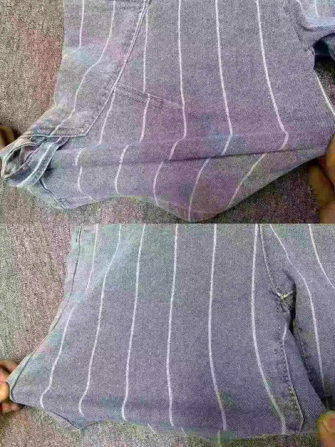 300 Pcs Men's Elastic Striped Summer Thin Casual Trendy Versatile Five-point Denim Shorts Stock Wholesale - Image 2