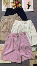 Clearance Wholesale: Around 190 Pcs Dopamine Sweet Elastic Waist Loose Casual Shorts - Image 9