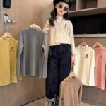 1100 Pieces Kids Self-heating Dralon Thermal Base Layers Clothing Stock Wholesale - Image 1