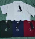 1800 Pcs Trendy Brand Men's Double Yarn Pure Cotton Short Sleeve T-Shirts S-XL Bulk Clearance Wholesale - Image 1