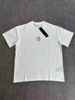 1800 Pcs Trendy Brand Men's Double Yarn Pure Cotton Short Sleeve T-Shirts S-XL Bulk Clearance Wholesale - Image 2