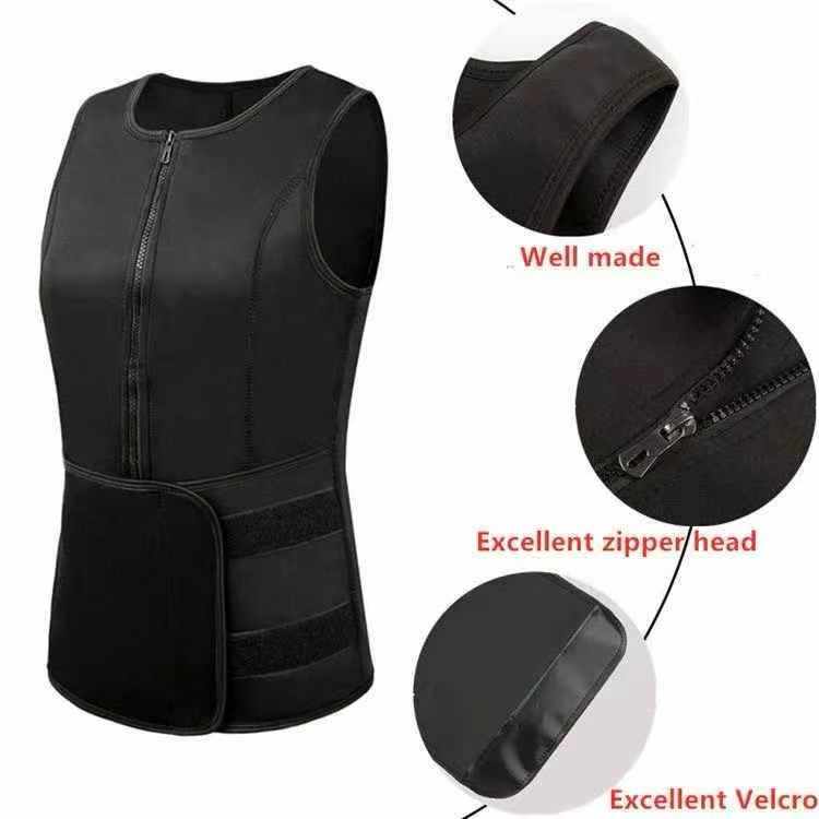 Wholesale Stock Lot Neoprene Sauna Sweat Waist Shaper Tank Top, US/EU Sizes S-2XL, Total 350 Pieces - Image 1