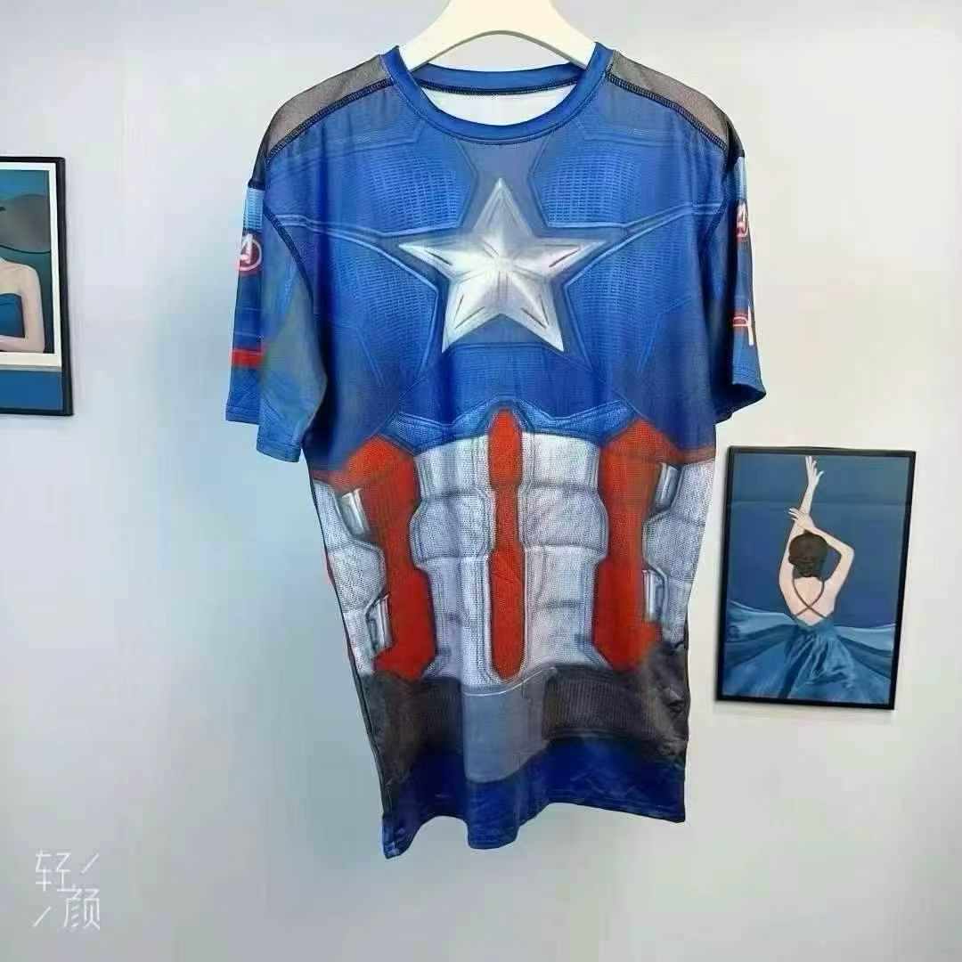 Men's Quick Dry Compression Muscle Fitness Tight Tops, Approx 400 Pieces Stock Lot Wholesale - Image 2